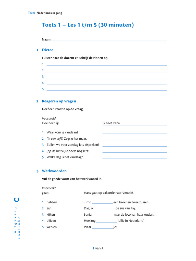 Nig Toets 1 | PDF