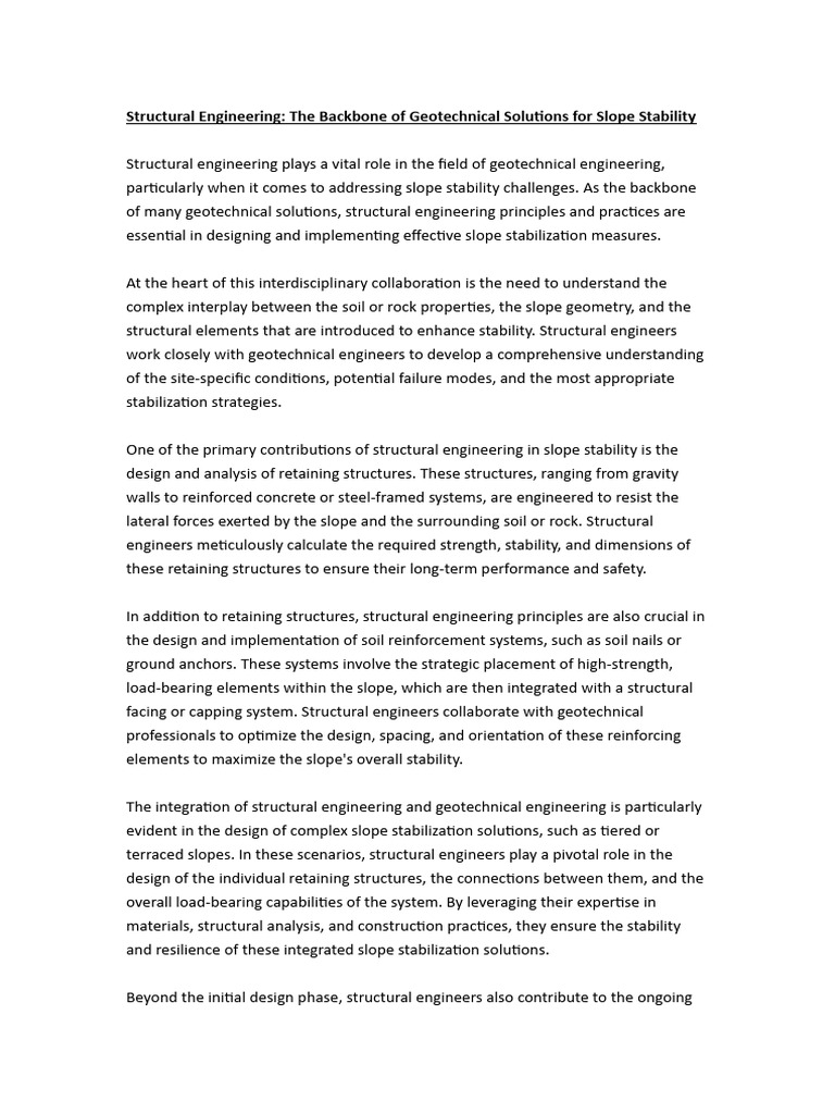 Soil intelligence overview