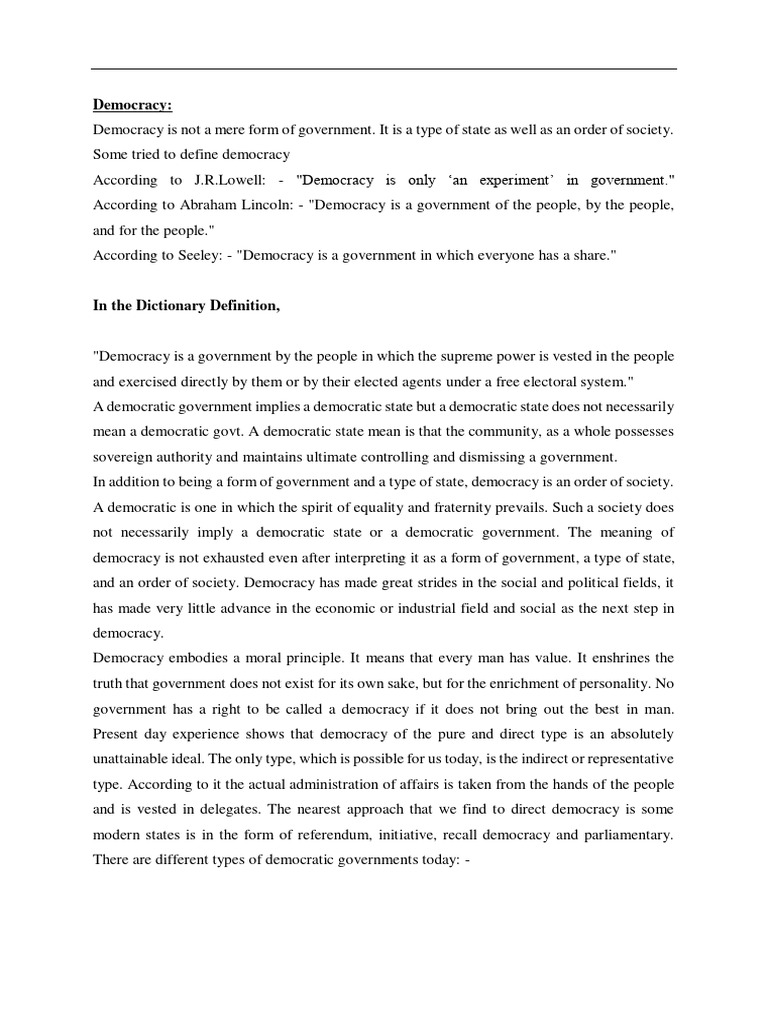 Democracy and The Law | PDF | Democracy | Political Ideologies