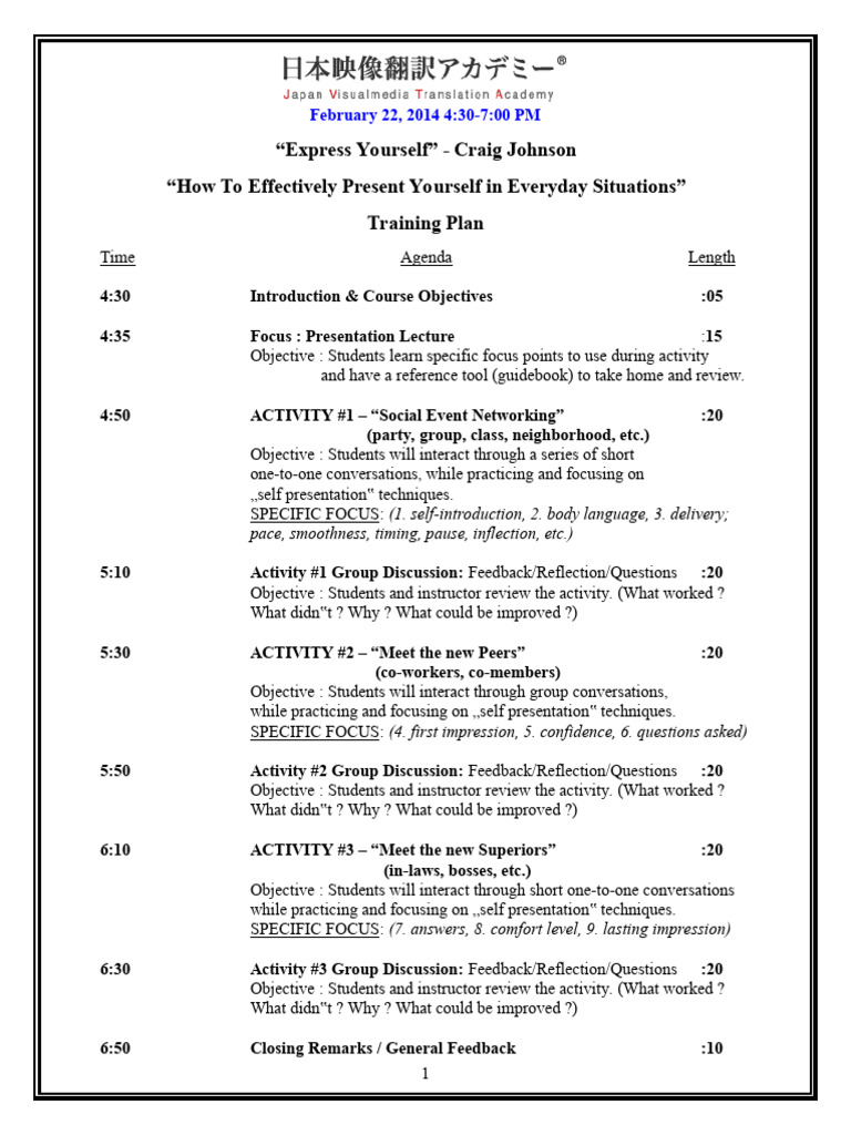 Everyday Presentation Skills | PDF | Feeling | Conversation