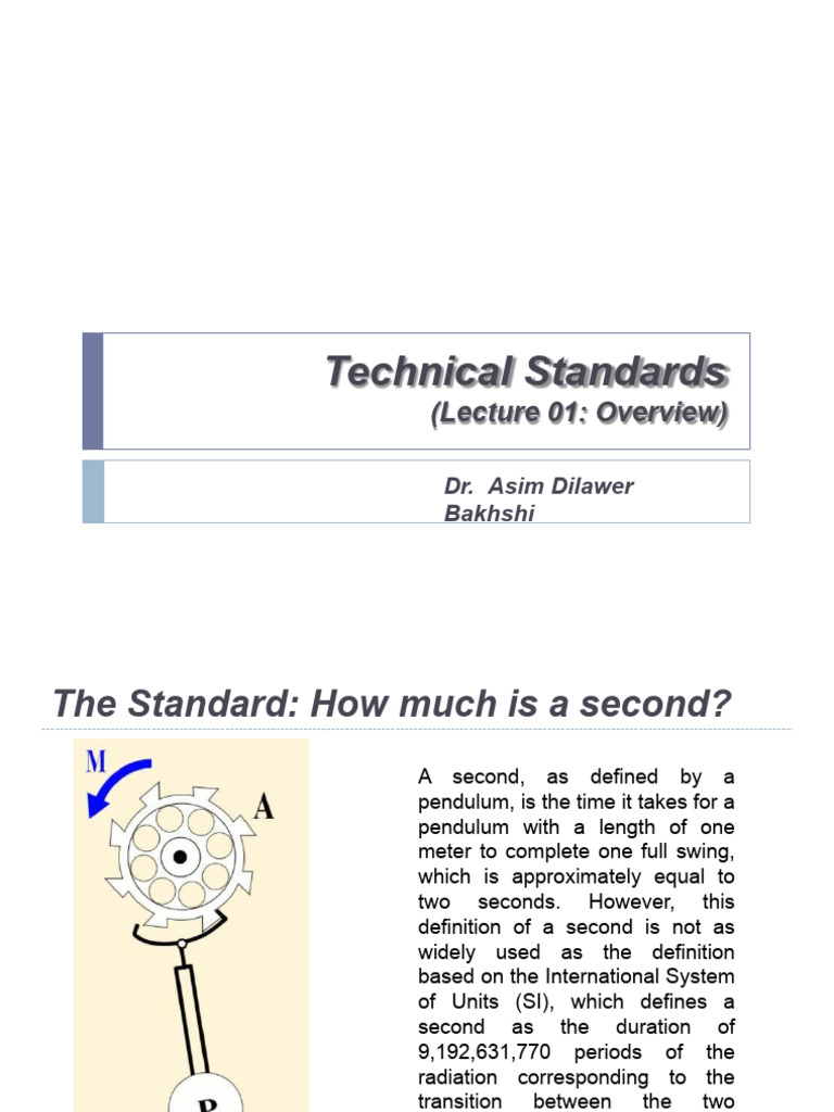 Overview of Technical Standards | PDF | Standardization