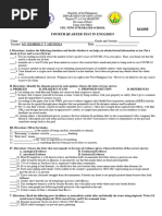MAPEH 9 Fourth Quarter Curriculum Guide | PDF | Cognition