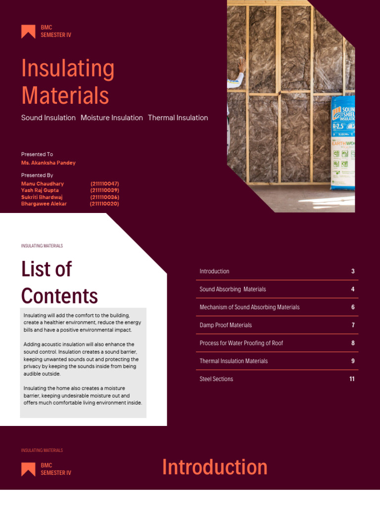 Insulating Materials | Download Free PDF | Building Insulation ...