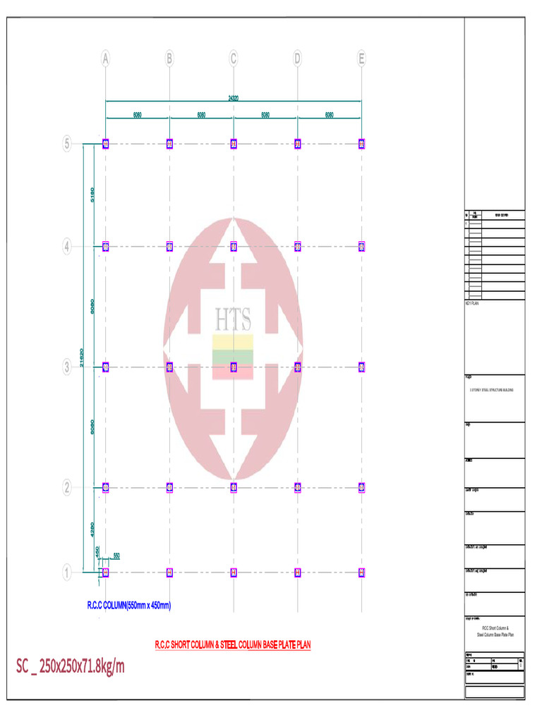 Reference Drawing For 3 Storey Steel Structure Building | PDF ...