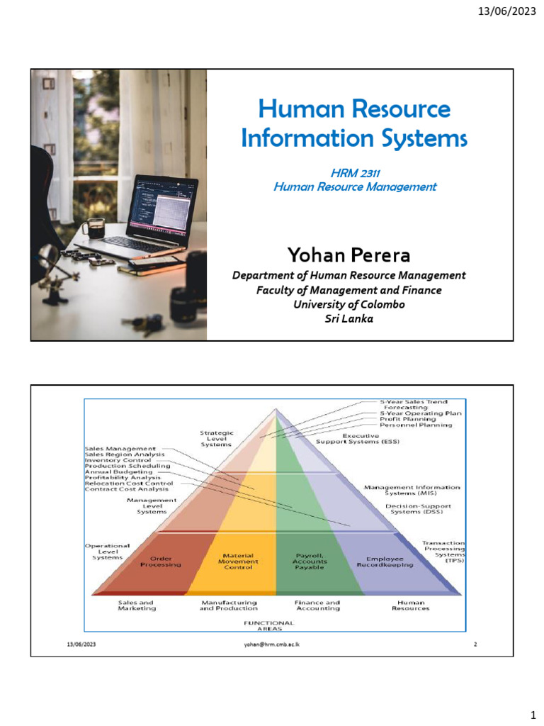 HRIS Integration in Human Resource Management | PDF | Human Resource ...