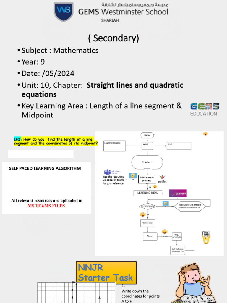 Y9 5. Length Midpoint | PDF | Classical Geometry | Mathematics