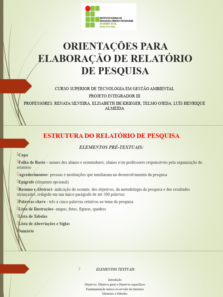 Como Escrever Um Relatório | PDF | Método científico | Science