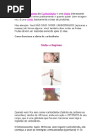 A Dieta Ou Regime Do Carboidrato