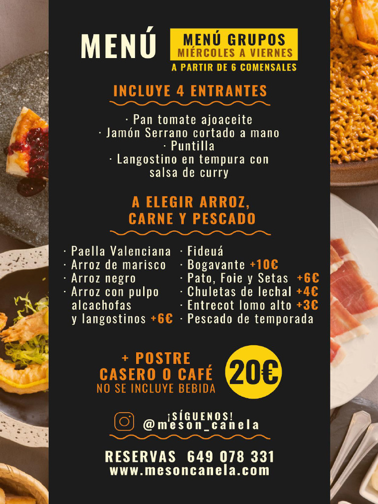 Menus | PDF