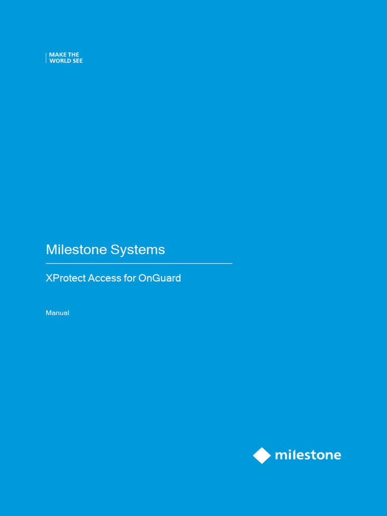 Milestone XPA OnGuard User Guide | PDF | Public Key Certificate ...