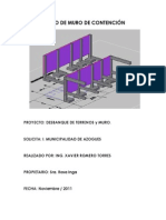 MEMORIA TÉCNICA DISEÑO de MURO Sra ROSA INGA