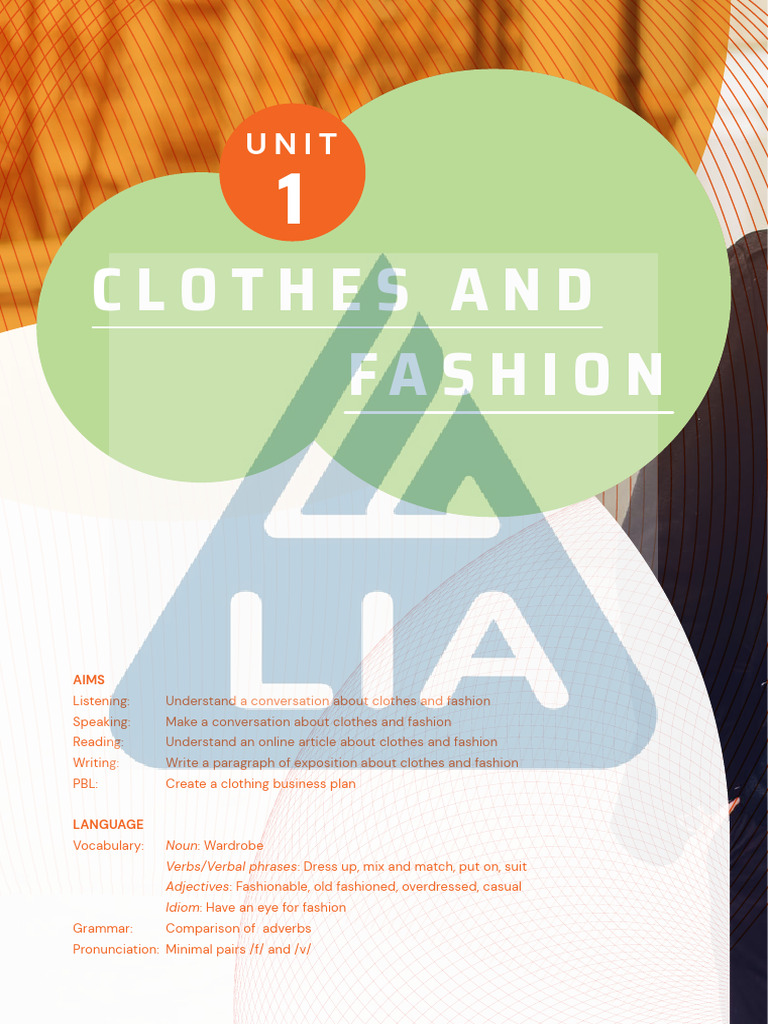 Clothes and Fashion Vocabulary Guide | PDF | Fashion | Clothing
