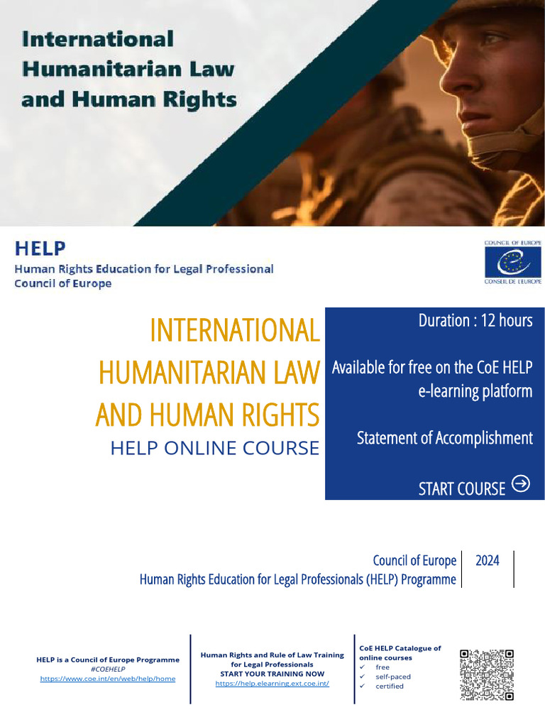 International Humanitarian Law Course Brief English | PDF ...