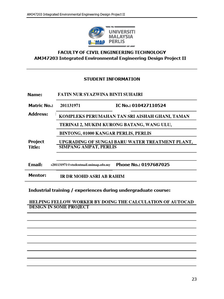 Logbook Idp 2 | PDF | Reliability Engineering | Risk