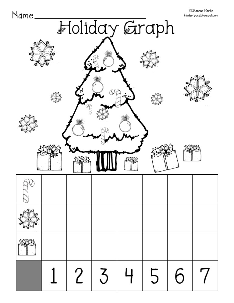Christmas Graphing Worksheet