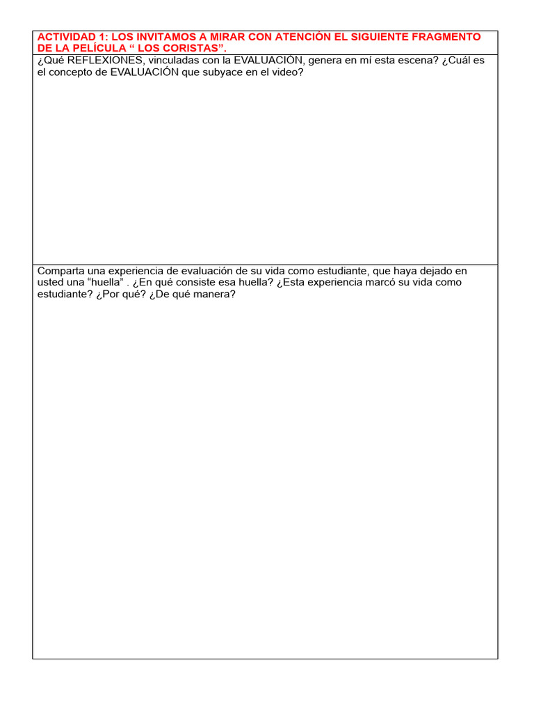 Actividad 1 | PDF | Crecimiento personal y profesional