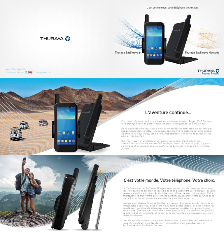 Thuraya SatSleeve : Connectivité Satellite Mobile | PDF | Sciences sociales