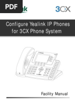 Configure Yealink Phones for 3CX Phone System