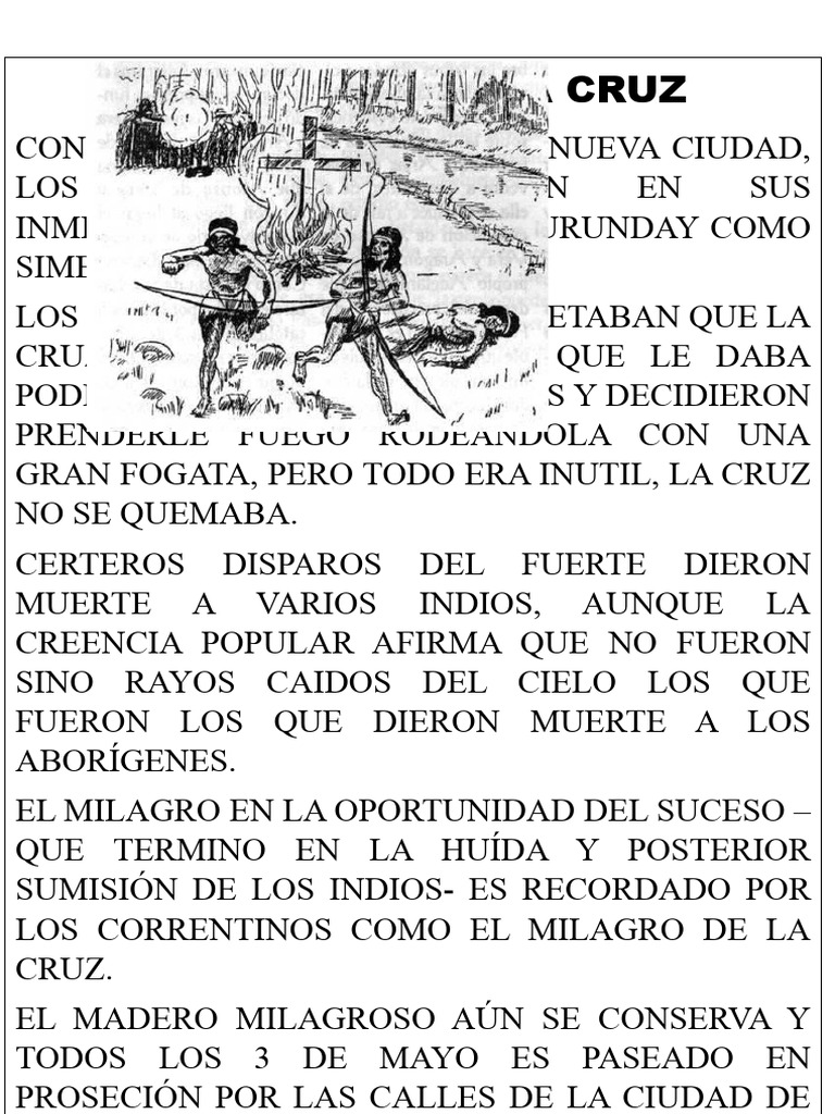 El Milagro de La Cruz | PDF | Historia