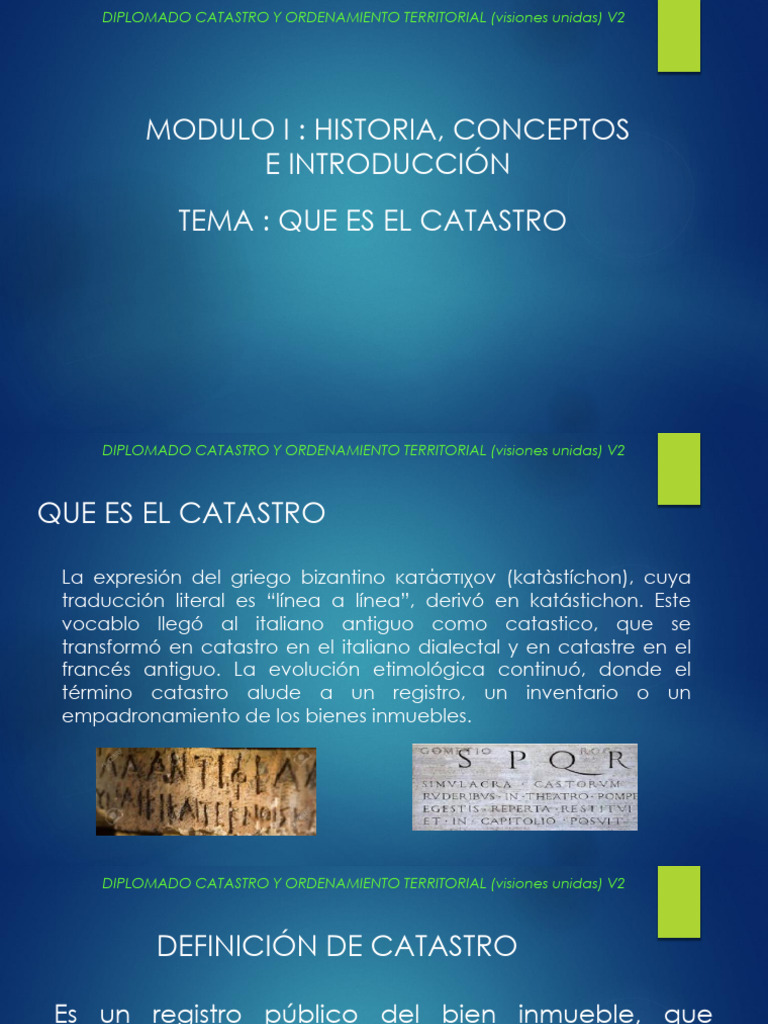 QUE ES CATASTRALMENTE visual data 2