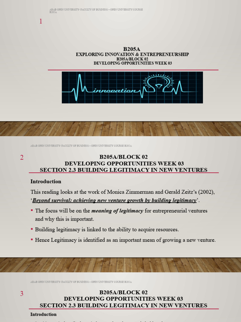 B205A Block 02 Week 03 | PDF | Legitimacy (Political) | Business