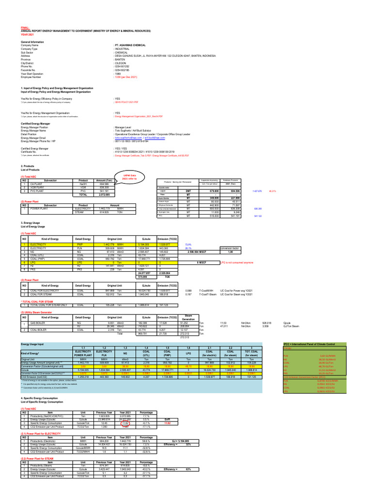 POME Report Example | PDF | Coal | Boiler