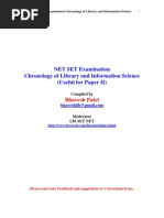 Download NET SET Examination Chronology of Library and Information Science by Shanti Chaudhary SN75420949 doc pdf