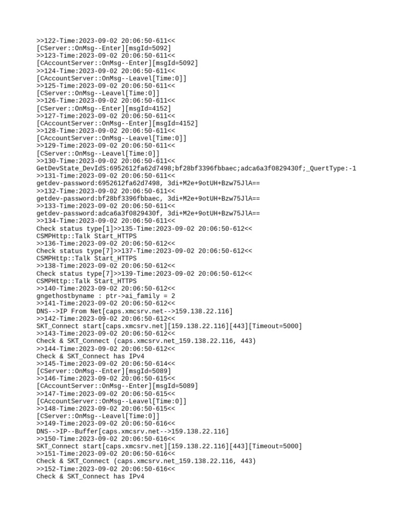 Server Connection Log Analysis | PDF