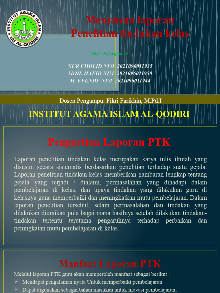 Laporan PTK | PDF | Bisnis