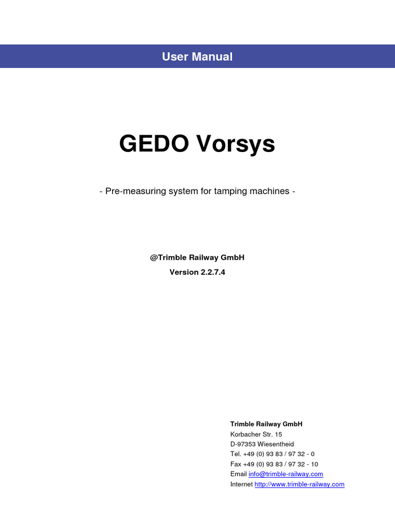 GEDO Vorsys User Manual Overview | PDF | Computer File | Directory ...