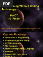 Programming Without Coding Technology (PWCT) Abstract