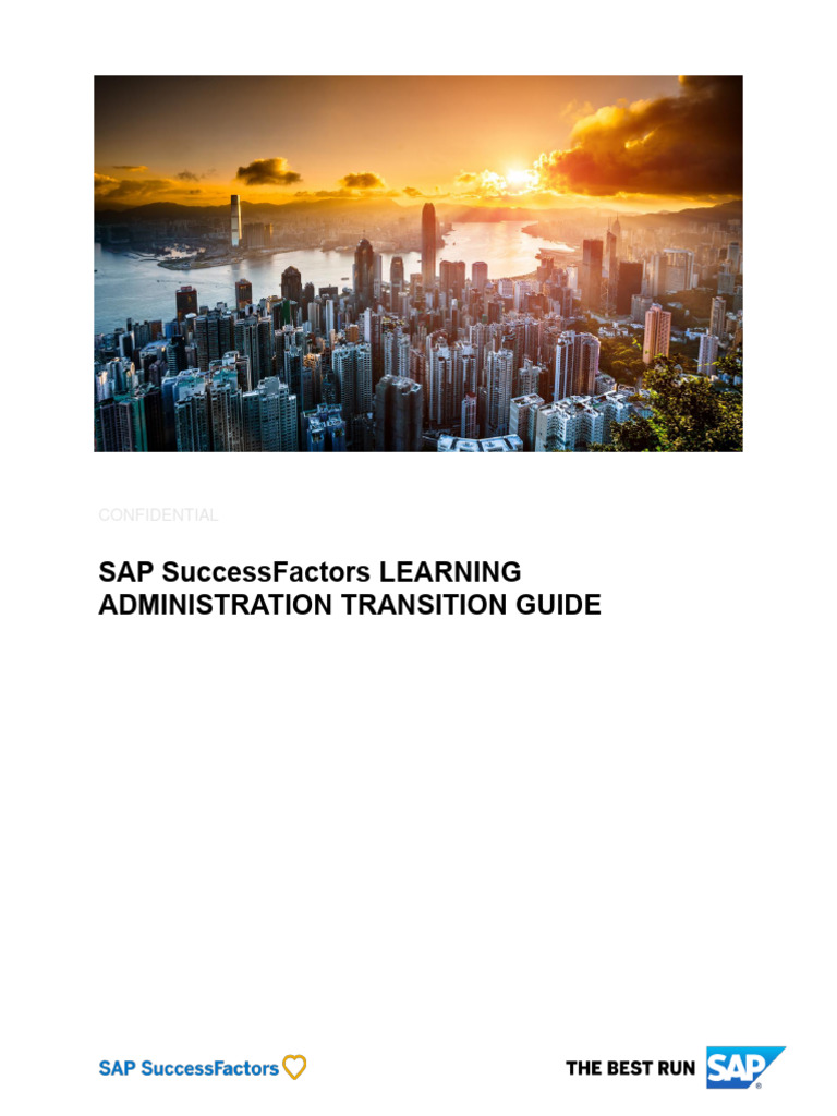 SAP SuccessFactors Learning Admin Guide | PDF | Menu (Computing ...