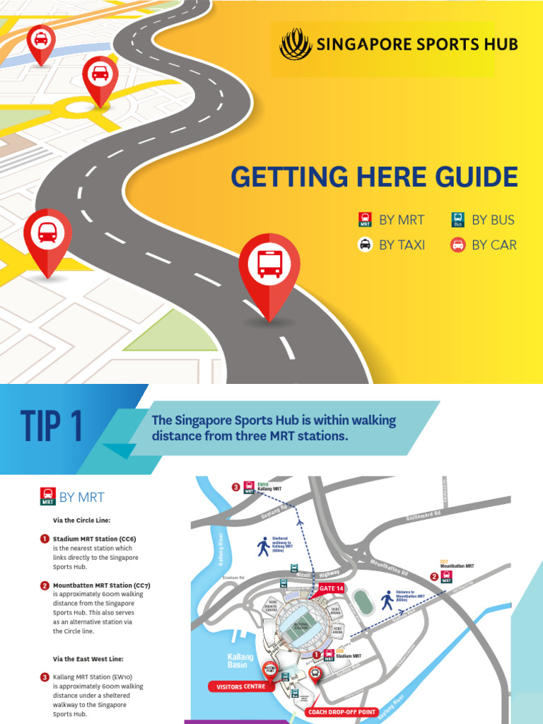 Accessing Stadium MRT Station CC6 | PDF | Rail Infrastructure | Rail ...