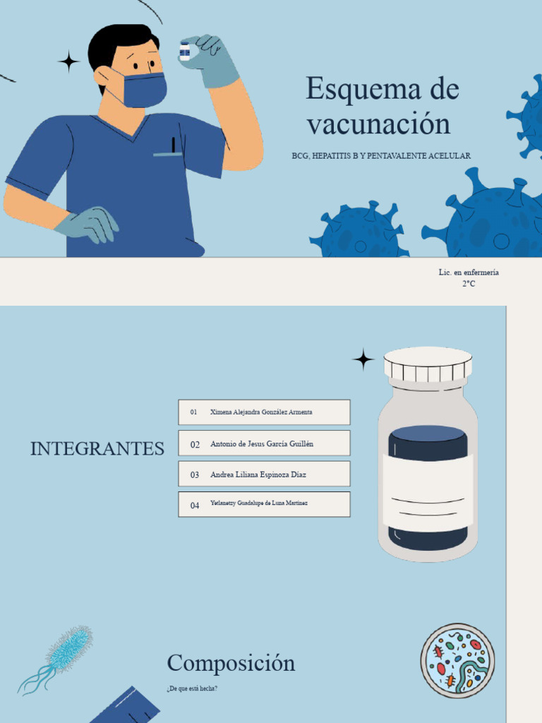 Esquema de Vacunación Infantil | PDF | Hepatitis B | Hepatitis