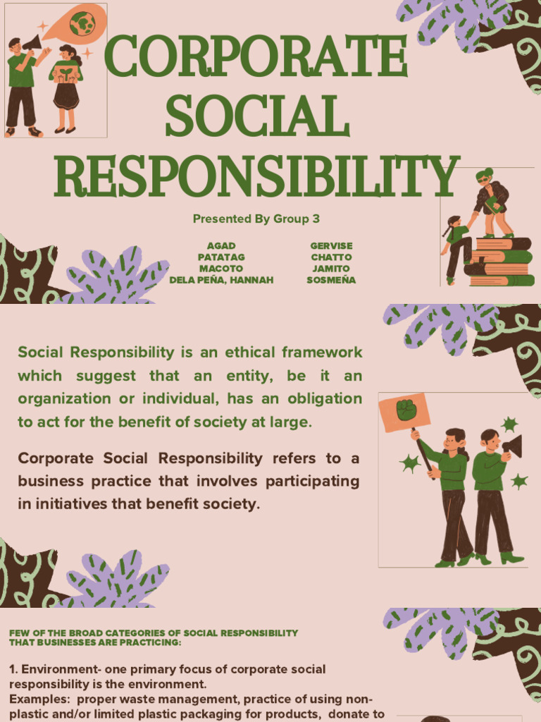 Corporate Social Responsibility | PDF | Corporate Social Responsibility