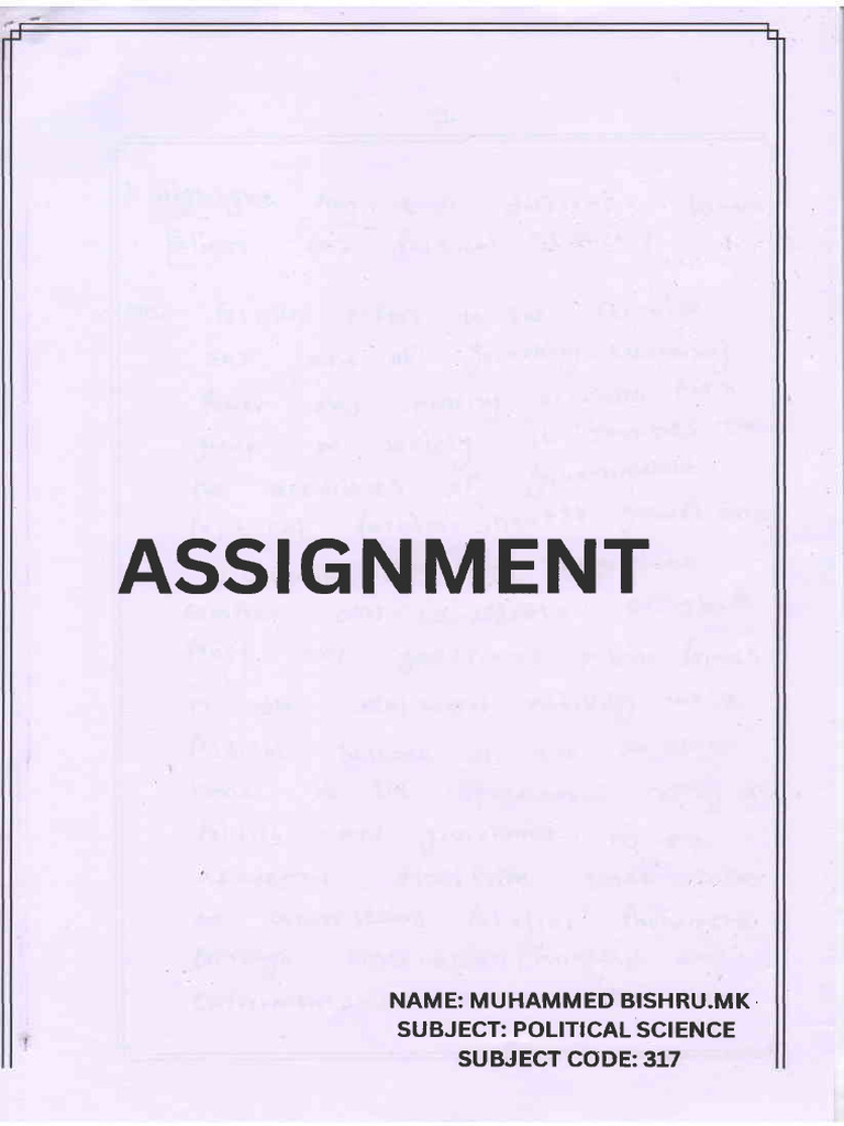 Political Science | PDF
