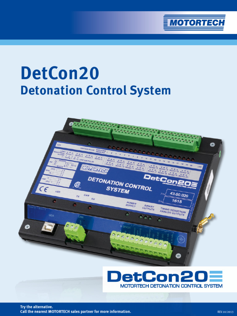 DetCon20: Engine Detonation Control System | PDF