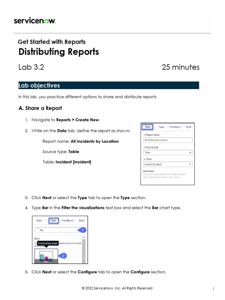 Distributing Reports in ServiceNow | PDF | Icon (Computing) | System ...