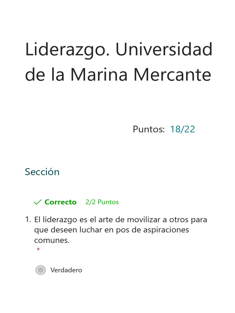 Liderazgo. Universidad de La Marina Mercante | PDF | Liderazgo