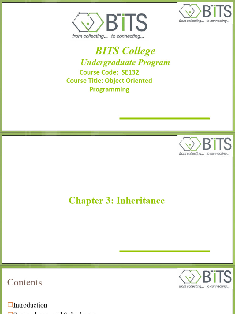 Java Inheritance in Object-Oriented Programming | PDF | Inheritance ...