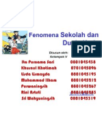 Fenomena Sekolah Dan