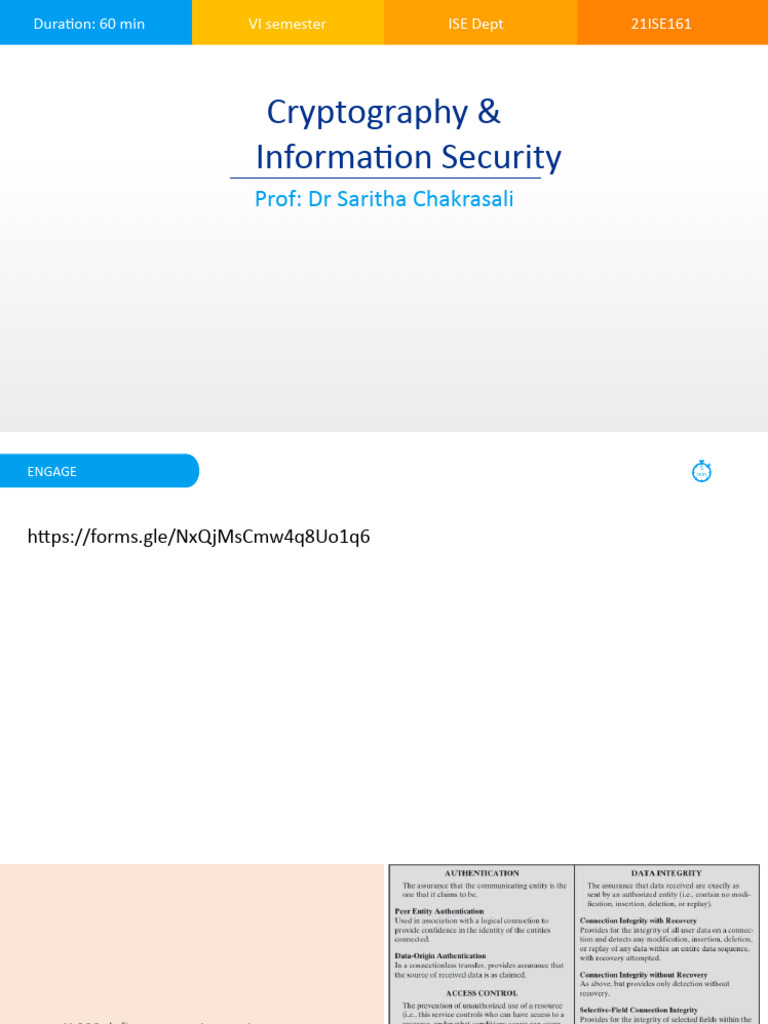 Cryptography & Information Security Overview | PDF | Cryptography ...