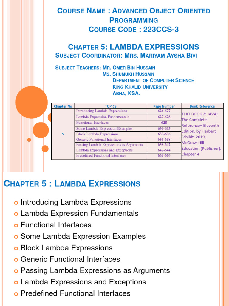 Lambda Expressions in Java Programming | PDF | Anonymous Function ...