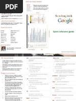 Searching With Google Quick Reference Guide