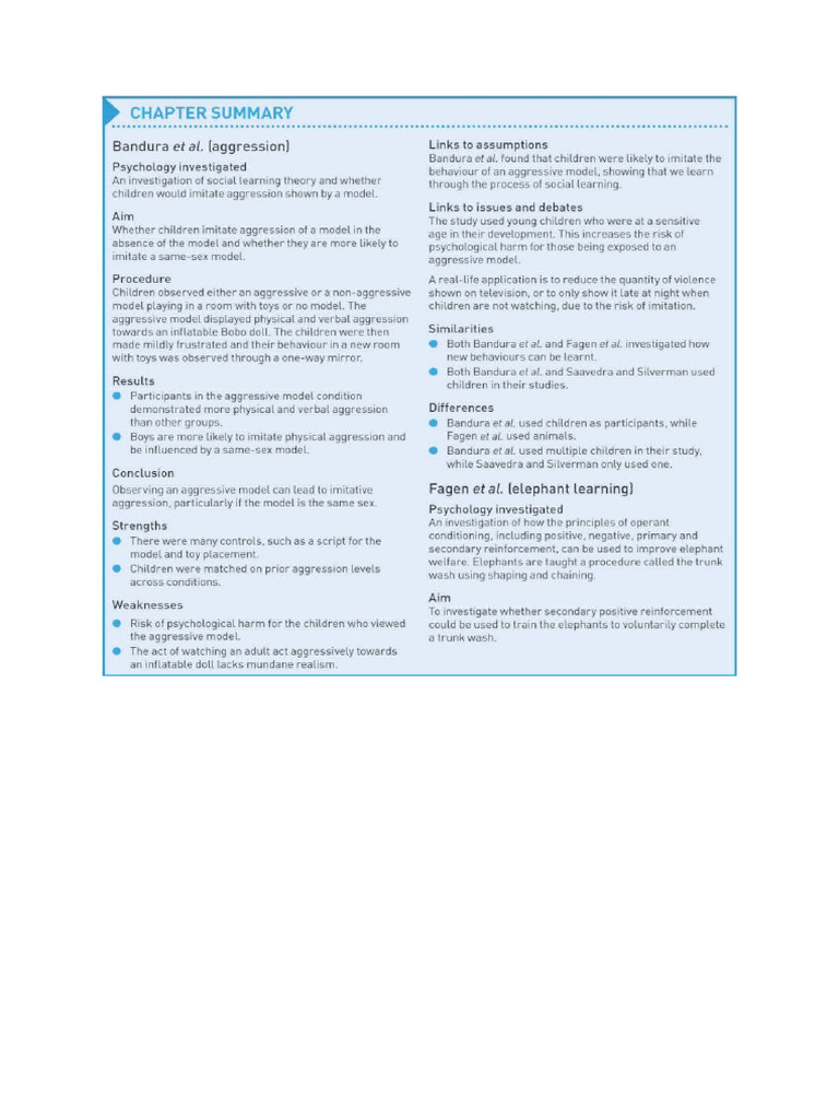 Learning Approach - Summary Notes | PDF