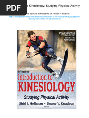 Introduction To Kinesiology: Studying Physical Activity