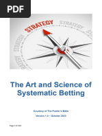 Football Over/Under Betting Model | PDF | Odds | Gambling