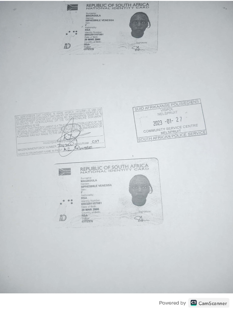 Id Copy Magagula | PDF