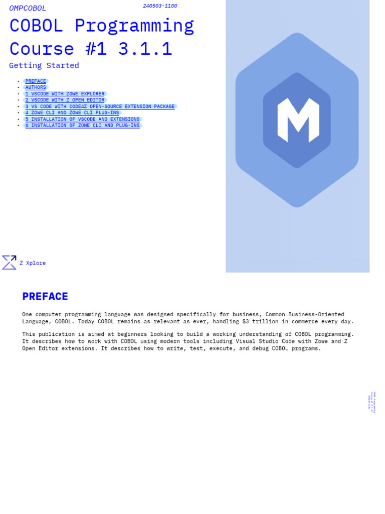 COBOL Programming with Open Source Tools | PDF | Computer Programming ...