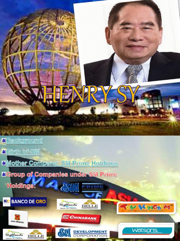 Henry Sy 2007 Version Companies Economies